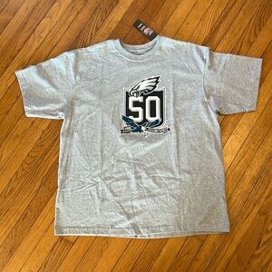 NWT 1960 Philadelphia Eagles Championship Celebration T-shirt size XL